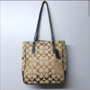 VINTAGE coach tote signature classic bag